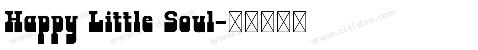 Happy Little Soul字体转换